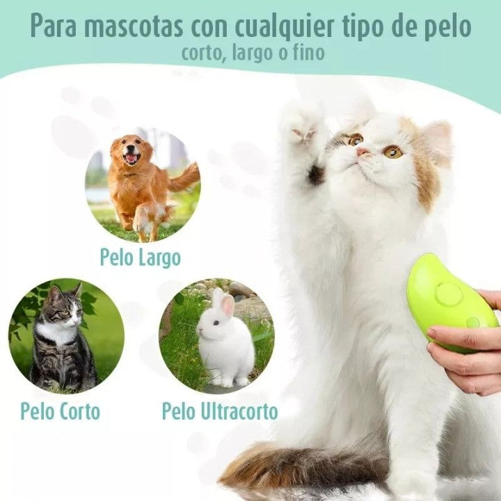 Cepillo de vapor para mascotas